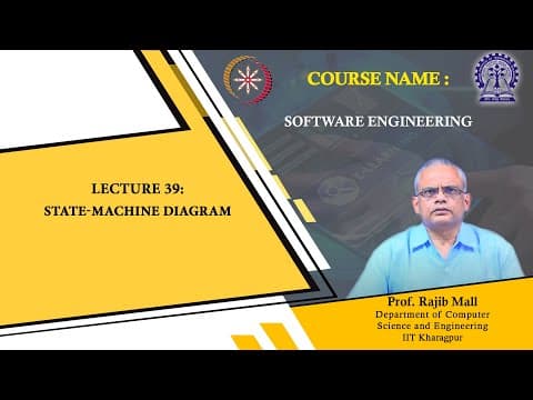 Lecture 39: State-Machine diagram thumbnail