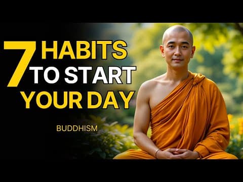 7 Powerful Morning Habits To Start Your Day | Buddhist Wisdom In Your Life thumbnail