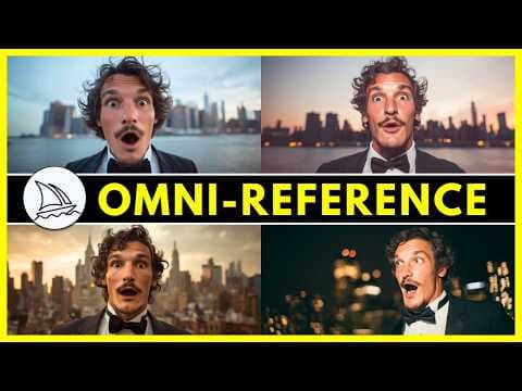 Midjourney OMNI-REFERENCE Complete Guide (2025): Consistent Characters, Objects, Scenes | V7 Tips thumbnail
