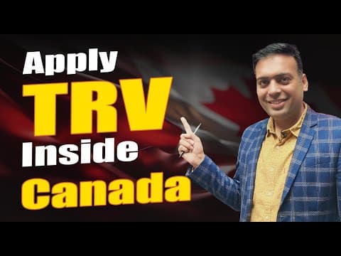 TRV in Canada After PGWP, Study or Work Permit Extension | Temporary Resident Visa Guide 2025 thumbnail