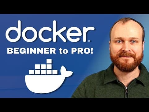 Complete Docker Course - From BEGINNER to PRO! (Learn Containers) thumbnail