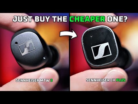 Sennheiser Momentum True Wireless 3 vs CX Plus 🤔 Closer than you think! thumbnail