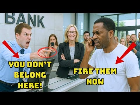 Black CEO Denied Service at Bank — 7 Minutes Later, He Fired the Entire Branch Staff thumbnail