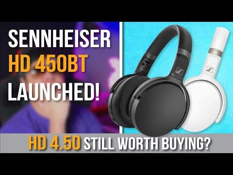 Sennheiser HD 450BT Launched at CES! Worth Buying HD 4.50 in 2020? thumbnail