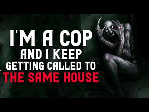 "I’m a cop and I keep getting called to the same house" Creepypasta | Scary Stories from Nosleep thumbnail