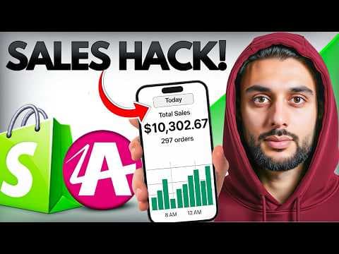 The Shopify App That Feels Like Printing Money in 2026 (AfterSell) thumbnail