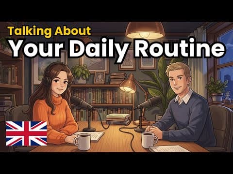 How to Talk About Your Daily Routine in English | English Conversation Practice thumbnail