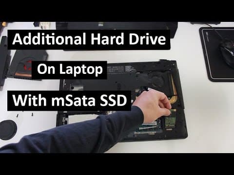 How to Install an mSATA SSD in a Laptop thumbnail
