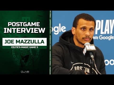 Joe Mazzulla Praises Stars Tatum & Brown as Celtics Advance Past Magic | Postgame Interview thumbnail
