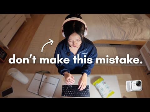 How to ACTUALLY make the most of your 20s (without burning out) | Filmed on Insta360 GO Ultra thumbnail