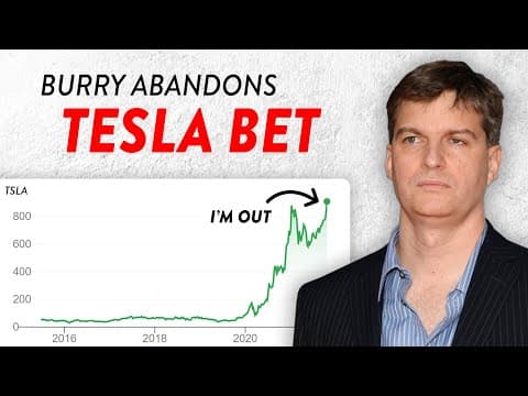 Michael Burry Backs out of Tesla Short thumbnail
