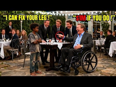 “Heal Me for $1M,” the Millionaire Laughed — Until the Black Boy Did It in Seconds thumbnail