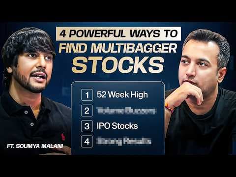 Learn 4 Ways to Find Powerful Multibagger Stocks! | Ft.Soumya Malani | ‬MastersInOne - EP 55 thumbnail