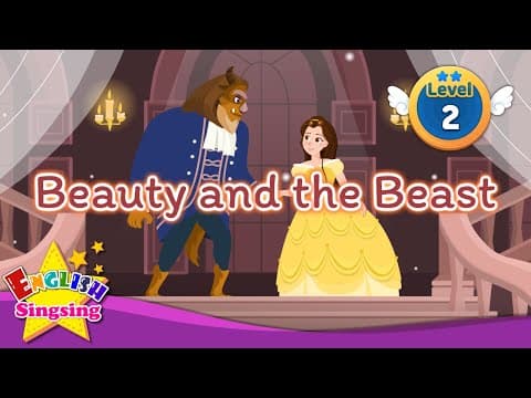 Beauty and the Beast - Fairy tale - English Stories (Reading Books) thumbnail