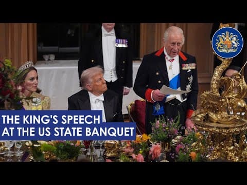 Watch in full: The King's speech at the US State Banquet thumbnail