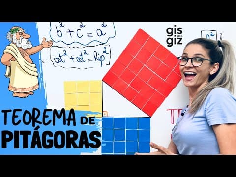 TEOREMA DE PITÁGORAS | FÓrmula teorema de Pitágoras   \Prof. Gis/ MATEMÁTICA thumbnail