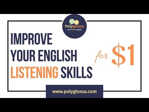 Improve Your English Listening Comprehension for $1 thumbnail