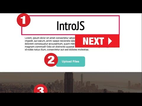 Add a Step-by-Step guide to your Website with intro.js thumbnail