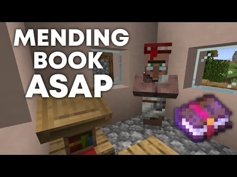 Get MENDING VILLAGERS FAST in Minecraft thumbnail