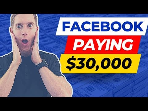 Facebook Performance Bonus Program: Earn $30,000/mth From Your Posts 💰 thumbnail