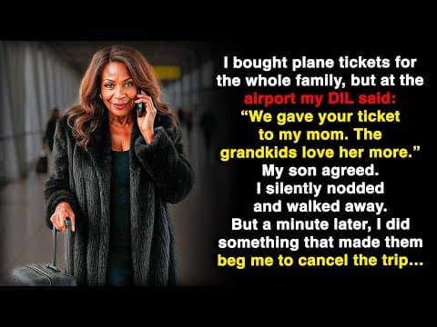 “We gave your ticket to my mom, the grandkids love her more.” A moment later… thumbnail