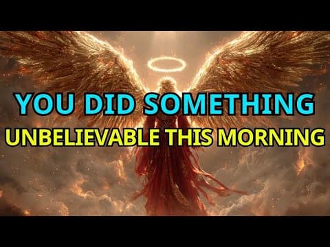 🔴Chosen Ones: Your Actions This Morning Shocked Heaven — Even God Was Amazed thumbnail