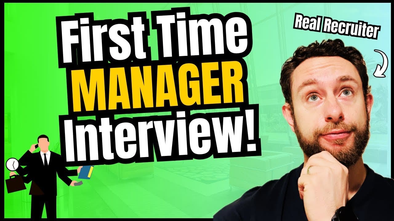 First-Time Manager Interview Questions and Answers! (How to Pass Your ...