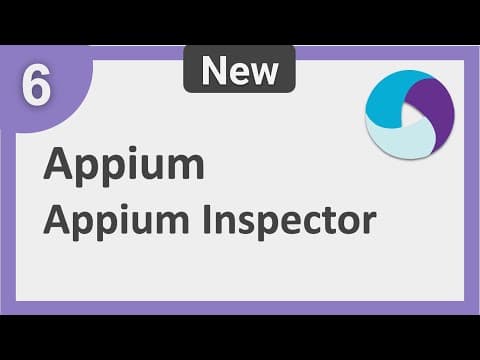 6 | Appium Step by Step | How to setup and use Appium Inspector thumbnail