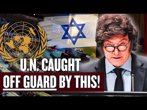 Javier Milei DESTROYS The UN’s Anti-Israel Policies Live On Stage! thumbnail