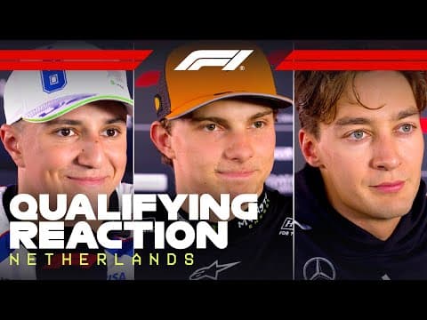 Drivers React After Qualifying | 2025 Dutch Grand Prix thumbnail