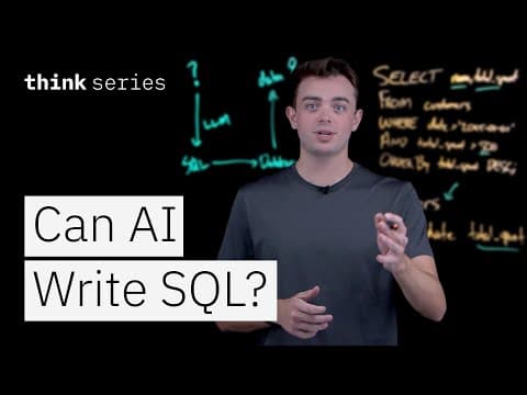 AI & Text to SQL: How LLMs & Schema Power Data Analytics thumbnail
