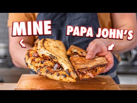 Making The Papa John’s Papadia At Home | But Better thumbnail
