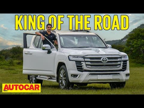 Toyota Land Cruiser LC 300 review - King of the road | First Drive | Autocar India thumbnail