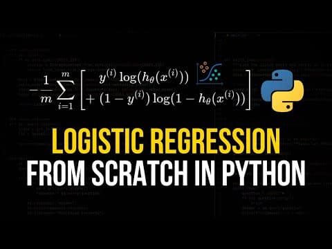 Logistic Regression From Scratch in Python (Mathematical) thumbnail