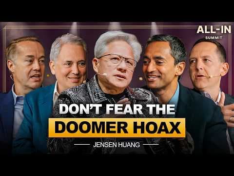 Jensen Huang on AI's Future and Doomer Hoax thumbnail