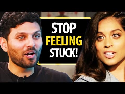 Lily Singh ON: If You're Feeling Depressed, Sad, Or Anxious, WATCH THIS! | Jay Shetty thumbnail