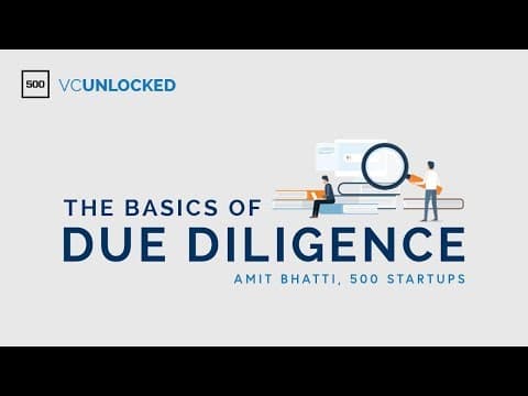 [VC Unlocked] The Basics of Due Diligence thumbnail