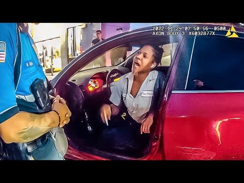 Mechanic Caught in Stolen Car Causes Chaos During Her Arrest thumbnail