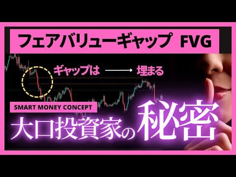 【FVG/インバランス】大口投資家が絶対に教えない秘密の溝|スマートマネーコンセプト thumbnail