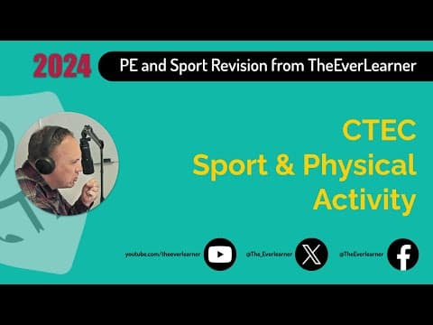 CTEC Sport Level 3 Unit 1 Revision (Summer 2024) thumbnail