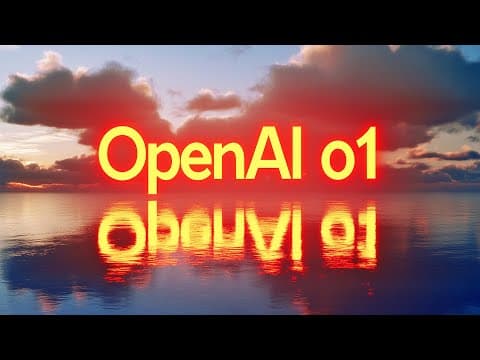 OpenAI o1: ChatGPT Supercharged! thumbnail