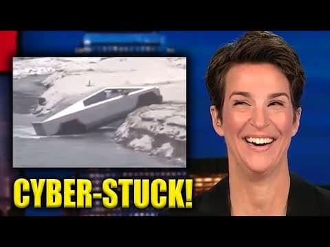 Rachel Maddow Laughs Hysterically As Elon's Cybertruck SPUTTERS thumbnail