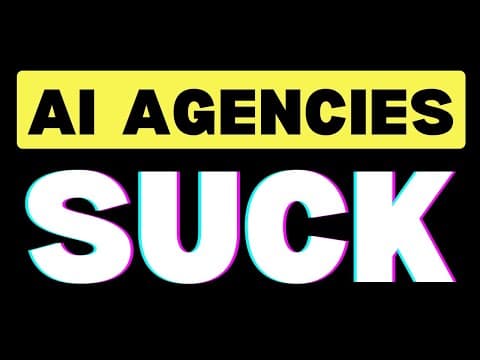 Don't Start An AI Agency (Do This Instead) thumbnail