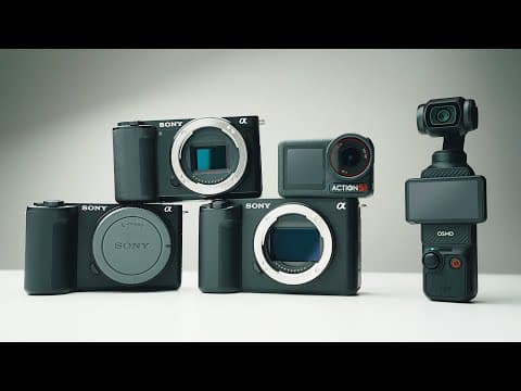 Best Cameras for YouTube! (Cheap to Expensive) thumbnail