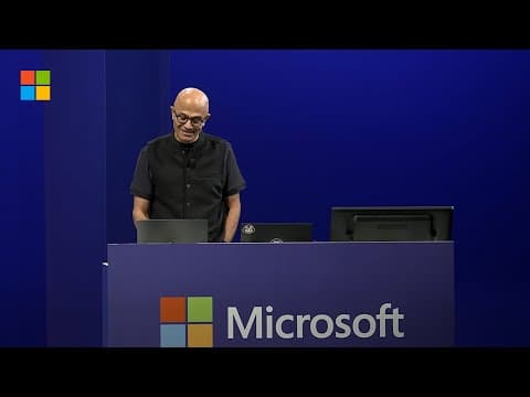 Satya Nadella demos an app he built | Microsoft AI Tour Bengaluru thumbnail