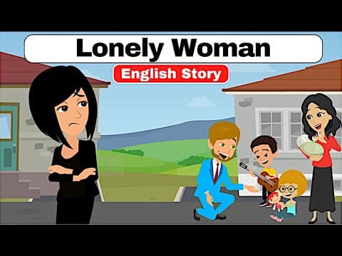 Lonely Woman Full English Movie | Animated Story | Radiant English thumbnail