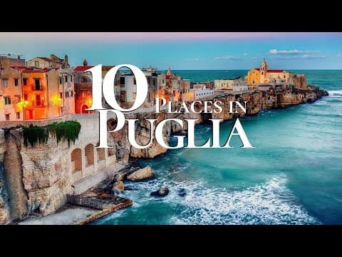 10 Most Beautiful Places to Visit in Puglia Italy 🇮🇹 | Polignano a Mare | Ostuni | Alberobello thumbnail