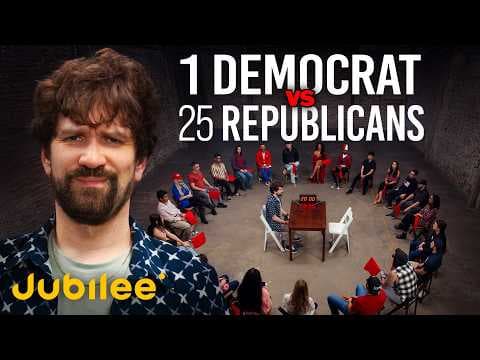 1 Democrat vs 25 Trump Voters (Feat. Destiny) | Surrounded thumbnail