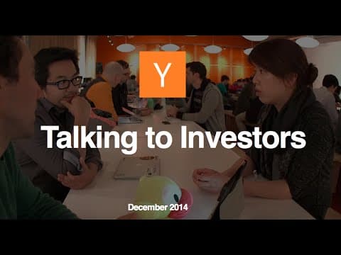 Lecture 19 - Sales and Marketing; How to Talk to Investors (Tyler Bosmeny; YC Partners) thumbnail