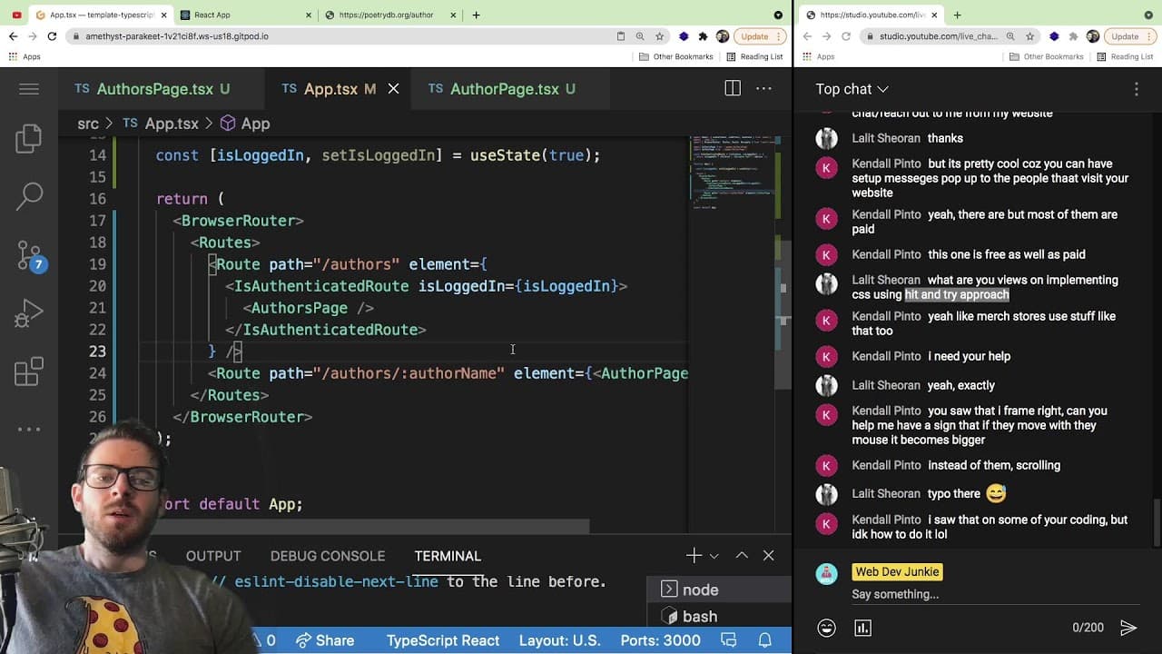 YouTube video player